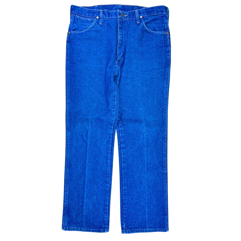 Wrangler Made in USA Blue Jeans 36x30 Regular Fit 100% Cotton Vintage‎ Denim